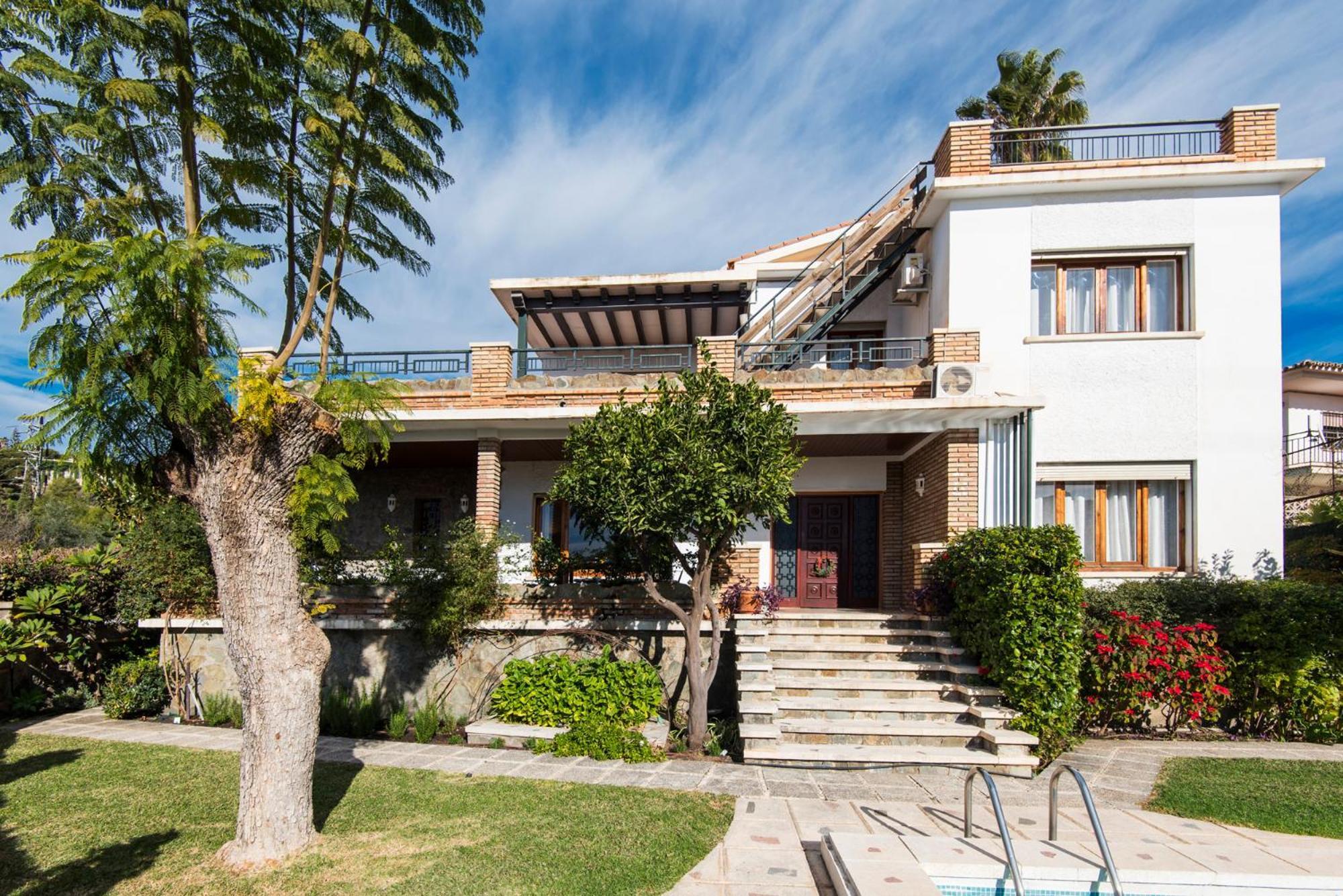 Queen Of The Ocean Villa: Stately Style House With Pool Μάλαγα Εξωτερικό φωτογραφία